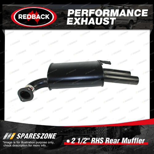 Redback 2 1/2" RHS Rear Muffler Assembly for HSV Clubsport R8 GTS Senator VE