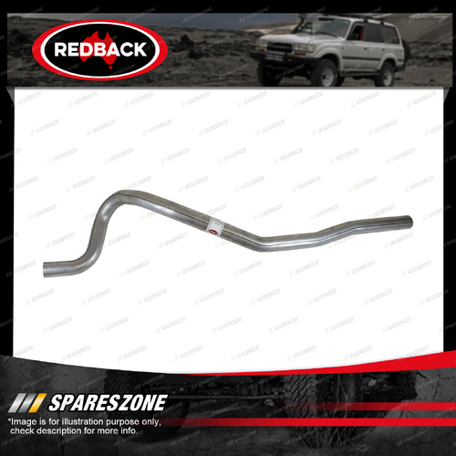 Redback 2 1/4 Left Side Sports Tail Pipe Inside Spring for Ford Falcon XC