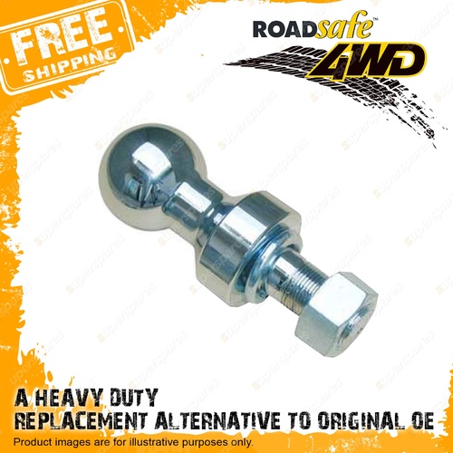 Roadsafe 4x4 4.5t Heavy Duty Tow Ball 70MM Chrome 1-1/4inch Shank Dia