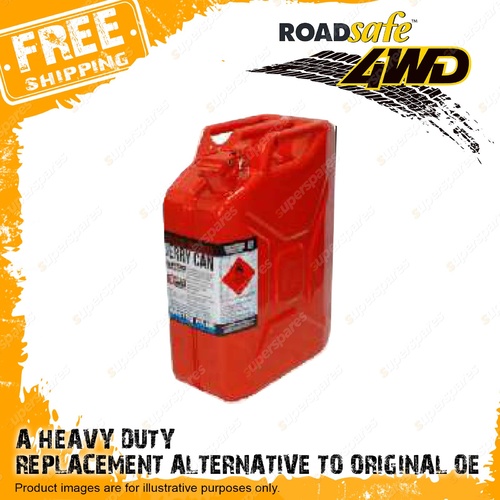 Roadsafe Metal Fuel Jerry Cans MC-20G for Unleaded Fuels Premium Quality