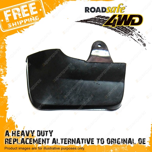 Roadsafe 4x4 OffRoad Black Rubber Mud Flap 283 x 475mm Premium Quality KMF800L