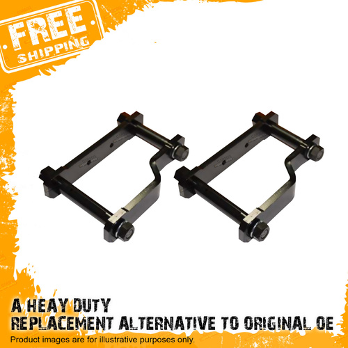 2 pcs Rear Trupro Extended Shackles For Nissan Navara D23 NP300