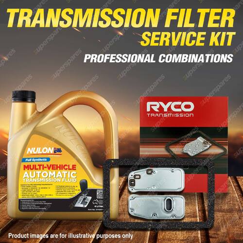 Ryco Transmission Filter + Full SYN Oil Kit for Holden Rodeo RA A343E Trans