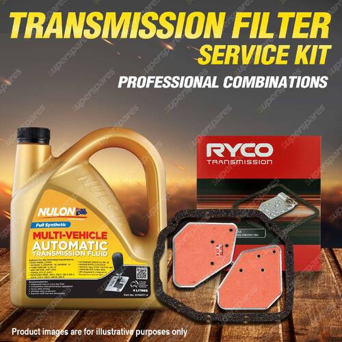 Ryco Transmission Filter + SYN Fluid Kit for Mitsubishi Colt RA 4Cyl 1980-1982