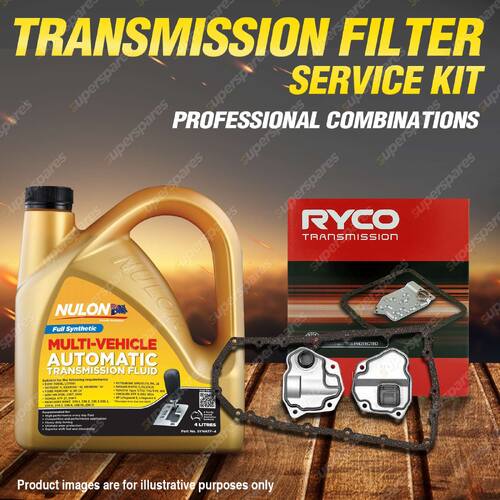 Ryco Transmission Filter + SYN Fluid Kit for Mitsubishi Lancer Evolution CJ