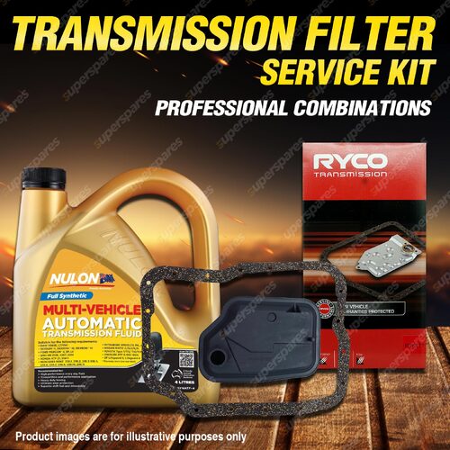 Ryco Transmission Filter + SYN Fluid Kit for Mazda 2 DE 3 BK BL 6 GH CX-7 ER