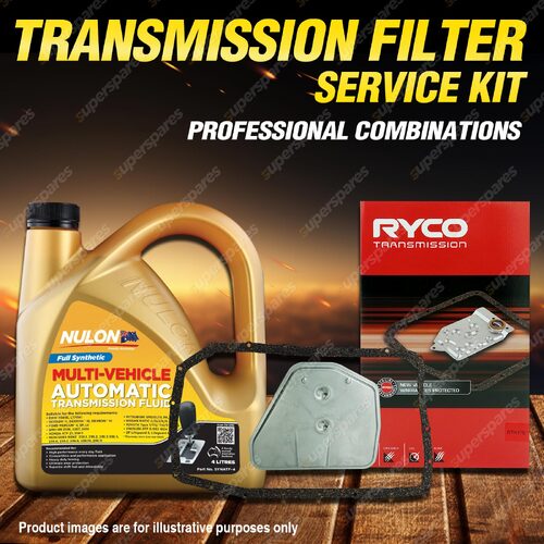 Ryco Transmission Filter + SYN Fluid Kit for Ford Falcon FG I-II Territory SY SZ