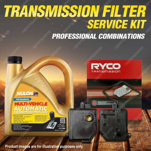 Ryco Transmission Filter + SYN Fluid Kit for Holden Cruze 4D Wagon YG 4CYL 1.5L