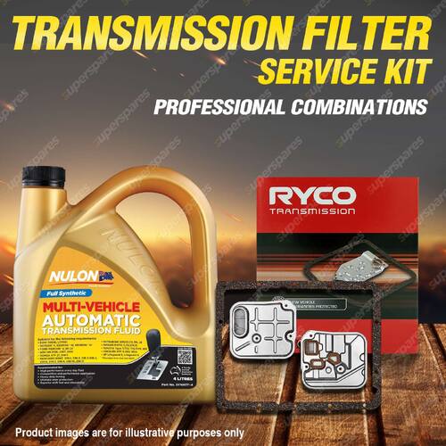 Ryco Transmission Filter + SYN Fluid Kit for Toyota Hiace TRH102 TRH 112 122 200