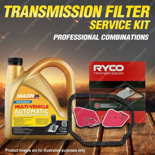 Ryco Transmission Filter + SYN Fluid Kit for Mitsubishi Cordia AA AB AC CX 1.8