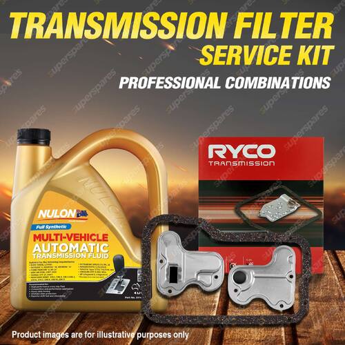 Ryco Transmission Filter + SYN Fluid Kit for Mazda 121 Funtop Metro DB DW 4Cyl