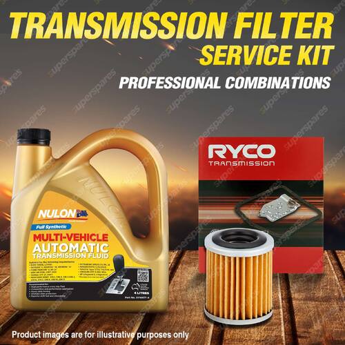 Ryco Transmission Filter + SYN Fluid Kit for Mitsubishi Outlander CW CZ ZG ZH