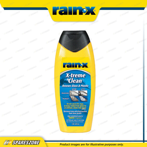 Rain-X X-Treme Clean Heavy-Duty Glass Cleaner 355ML - Renews Glass & Plastic