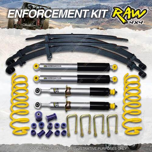 Raw 4x4 Predator Shocks Coil Leaf Springs 50mm Lift Kit for Ford Ranger PX III