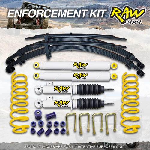 Raw 4x4 Nitro Shock Absorbers Coil Leaf 40mm Lift Kit for Mazda BT50 TF 2020-on