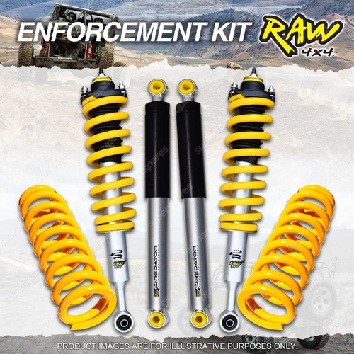 Raw 4x4 Predator Shocks Complete Strut Coil for Holden Colorado 7 RG