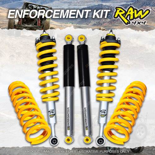 Raw 40mm Lift Kit Predator Shocks Complete Strut Coil for Isuzu MU-X LS 13-on