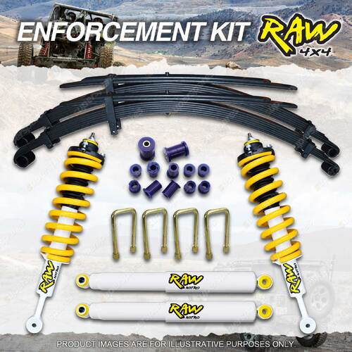 Raw 4x4 40mm Lift Kit Nitro Shock Complete Strut Leaf for Isuzu D-Max 12-20