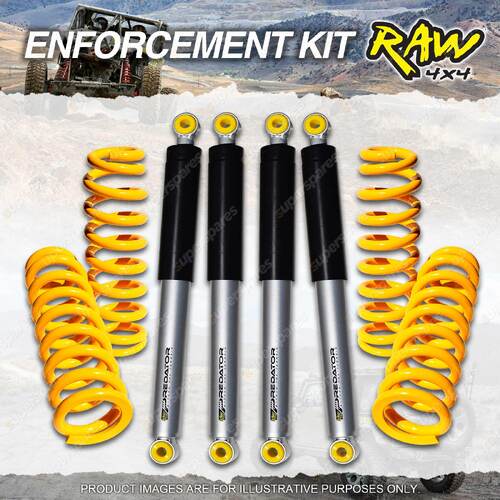 Raw 40mm Lift Kit Predator Shocks Coil for Toyota 4 Runner Surf KZN185 RZN185