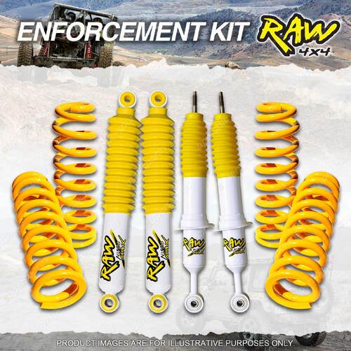 Raw 4x4 40mm Lift Kit Nitro Max Shock Absorbers Coil for Nissan Navara NP300