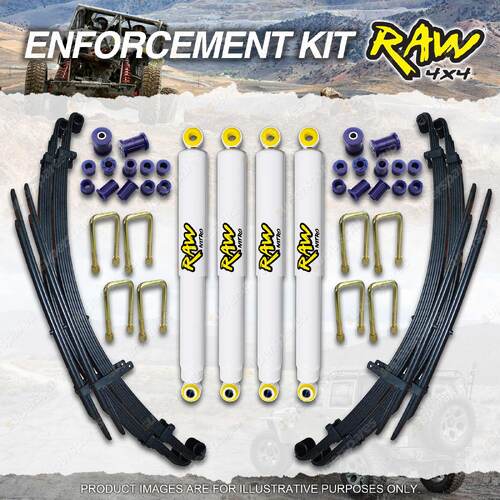 Raw 50mm Lift Kit Nitro Shock Absorbers Leaf for Toyota Hilux LN YN RN Diesel