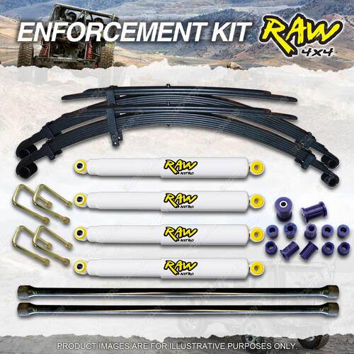 Raw 4x4 Nitro Shocks Torsion Bar Leaf 40mm Lift Kit for Holden Colorado RC