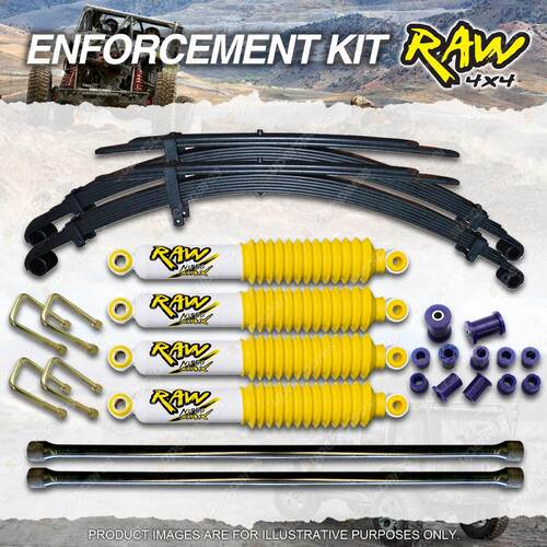 Raw Nitro Max Shocks Torsion Bar Leaf 50mm Kit for Hilux KZN LN VZN165 166 167