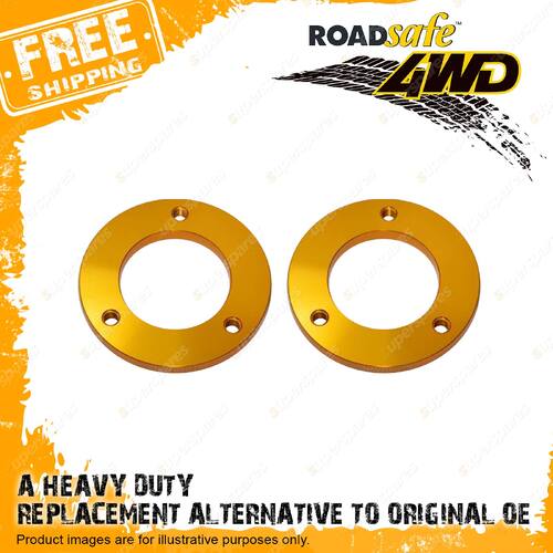 Pair Roadsafe Coil Strut Spacers for Nissan Navara D40 2.5L 4.0L 05-15 10mm Lift