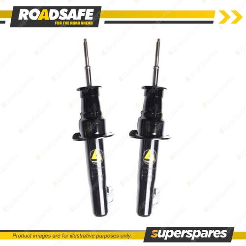 2x Front Roadsafe 4WD Foam Cell Shocks for Jeep Commander XH Grand Cherokee WH