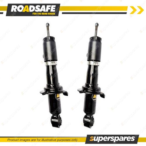 2x Front Roadsafe 4WD Foam Cell Shock Absorbers for Nissan Patrol Y62 SUV 13-On