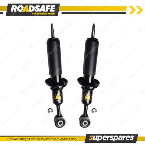 2x Front Roadsafe Foam Cell Shocks for Toyota Landcruiser GRJ UZJ VDJ 200 URJ202