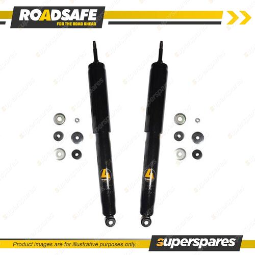 2x Front Roadsafe 4WD Nitrogen Gas Shock Absorbers for Jeep Wrangler JK 07-18