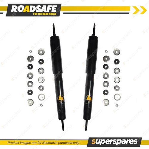 2x Front Roadsafe 4WD Nitrogen Gas Shocks for Land Rover Defender 90 110 130