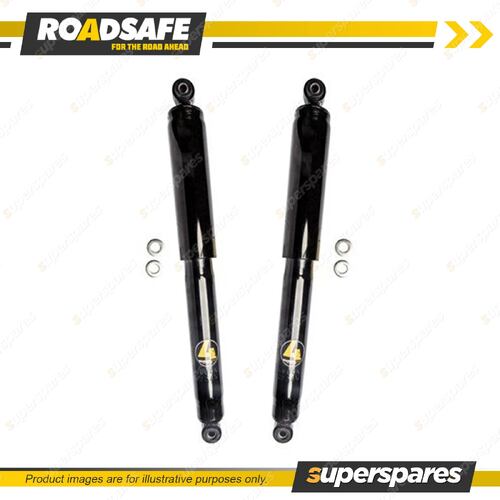 2x Rear Roadsafe 4WD Nitrogen Gas Shock Absorbers for LDV T60 2.8L Utility 17-21