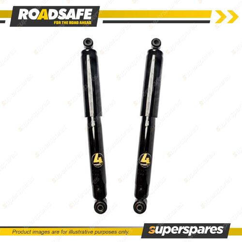 2x Rear Roadsafe 4WD Nitrogen Gas Shock Absorbers for Nissan Navara D40 05-15