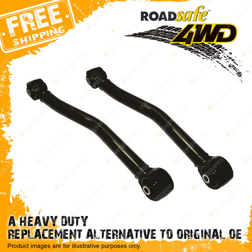 Roadsafe Front Lower Adjustable Bushed Trailing Arms for Jeep Wrangler JK 07-18