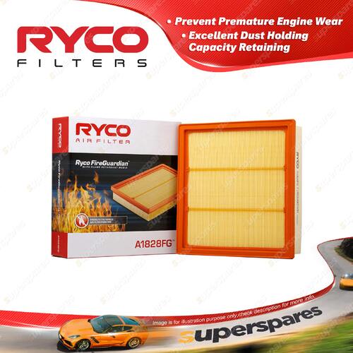 Ryco FireGuardian Air Filter for Isuzu D-MAX MU-X TF 4Cyl 3L Flame Retardant