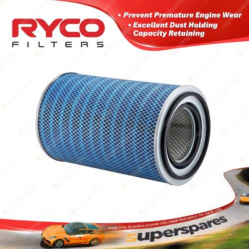 Ryco Heavy Duty Air Filter for Yutong ZK Models Inner & Outer Height 478mm