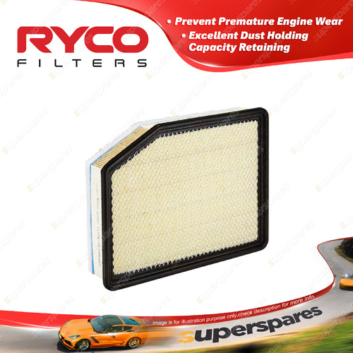 Ryco Air Filter for Chevrolet Silverado 1500 6.2L L87 engine 03/2020-On