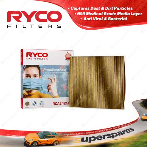 Ryco Microshield N99 Cabin Air Filter for Jeep Grand Cherokee WK 3.6L V6 5.7L V8