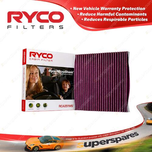 Ryco MicroShield Cabin Air Filter for Honda City Civic FK FC FK8 CR-V RW HR-V RU