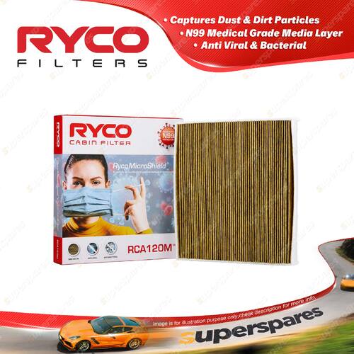 Ryco Microshield N99 Cabin Air Filter for Mazda 2 DY 1.5 6 GG GH 6 GY CX-7 ER