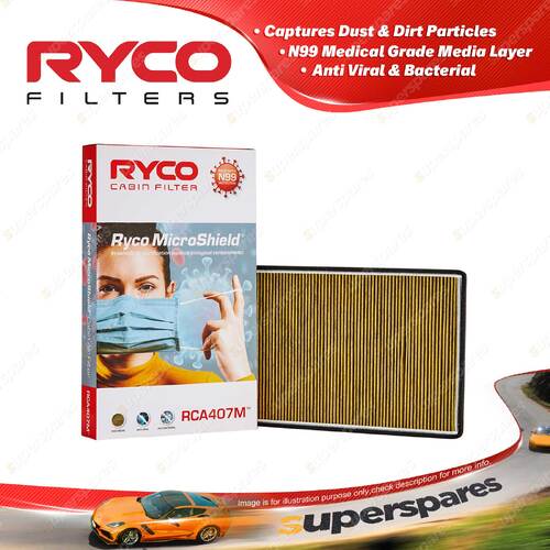 Ryco N99 Microshield Cabin Air Filter for Kenworth K200 T409 T908 T909 Models