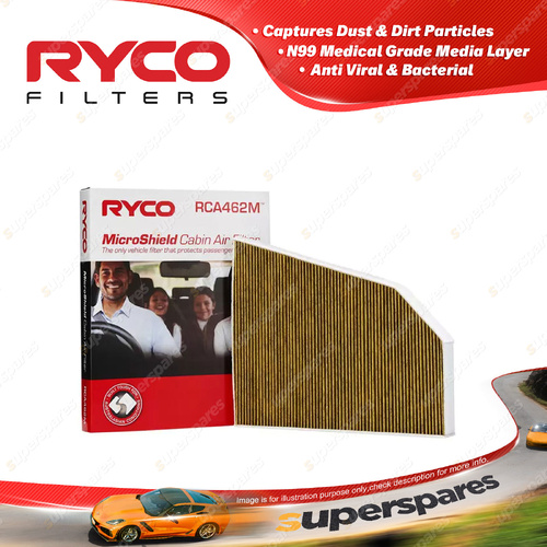 Ryco N99 Cabin Air Filter for Tesla Model X 09/2016-On Length 322mm