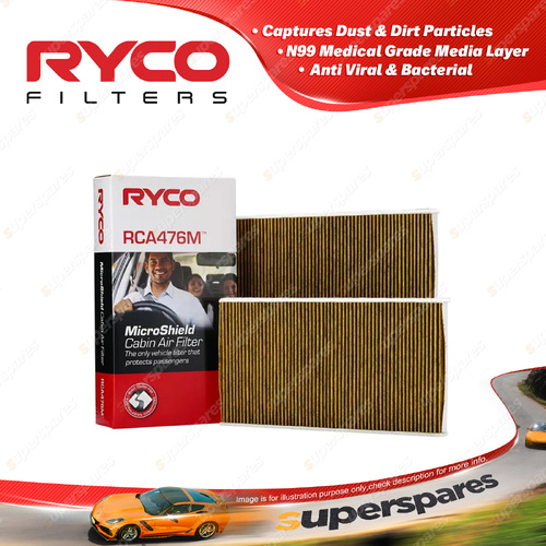 Ryco N99 Cabin Air Filter for Toyota BZ4X 2023-On Length 258.5mm Width 137mm