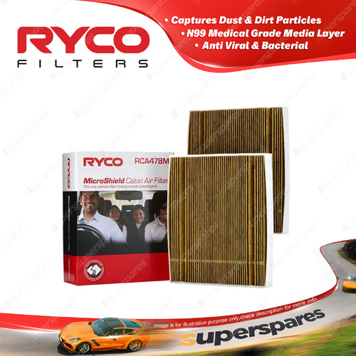 Ryco N99 Cabin Air Filter for Mercedes Benz EQE EQS eVito 2021-on