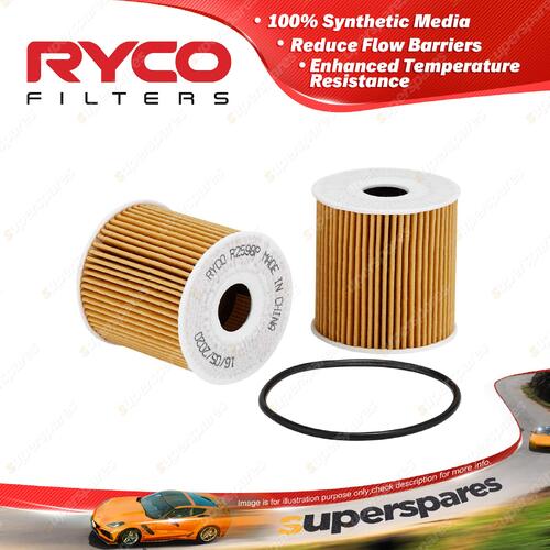 Ryco Oil Filter for NISSAN Navara D22 YD25 Engines 2002-2008 R2598P