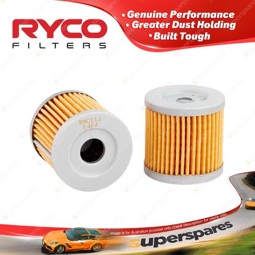 1 x Ryco Motorcycle Oil Filter for Suzuki DRZ400 Cartridge Type Filter RMC113