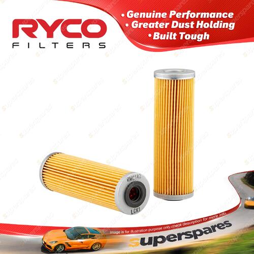 1 x Ryco Motorcycle Oil Filter RMC142 - Cartridge Type Filter Premium Quality