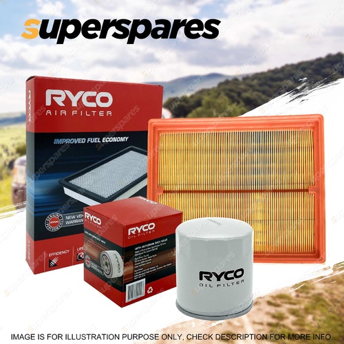 Ryco Oil Air Filter for Holden Rodeo KB28 KB29 4cyl 2.3L Petrol 4ZD1 85-88